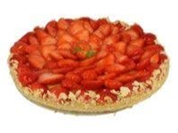 Aardbeien vlaai korstdeeg